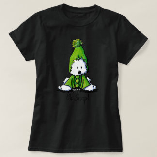 KiniArt Westie Dog Pea T - Shirt