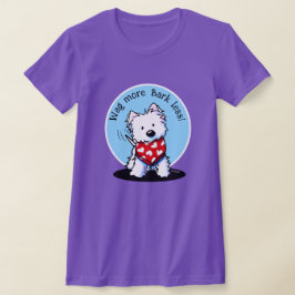 KiniArt Westie Dog T-Shirt