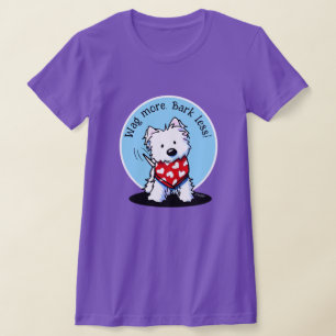 KiniArt Westie Dog T-Shirt