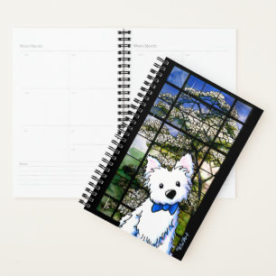 KiniArt Westie Dogwood Planificateur Arbre