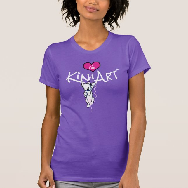 KiniArt Westie Fan T - Shirt (Vorderseite)