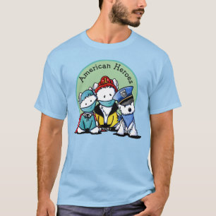 KiniArt Westie First Responder T-Shirt