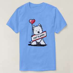 KiniArt Westie Liebe T - Shirt