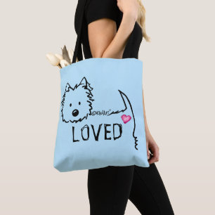 KiniArt Westie LOVED Tasche
