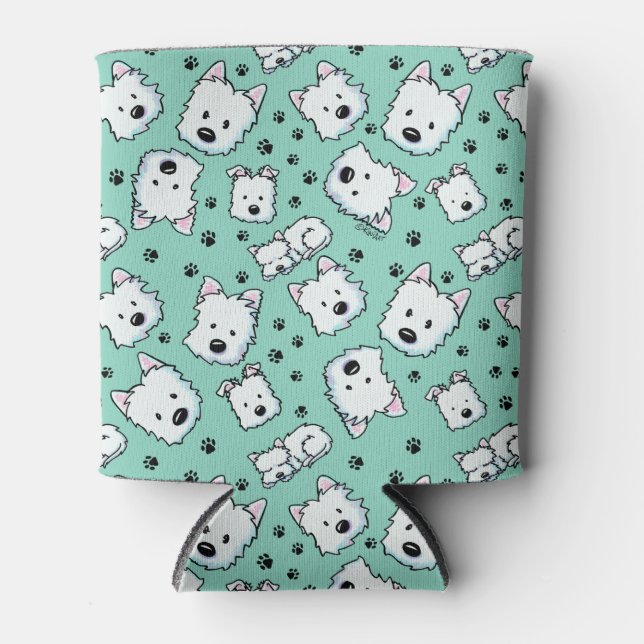 KiniArt Westie Lover Dosenkühler (Vorderseite)