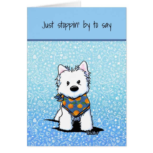 KiniArt Westie Peach (Devant)