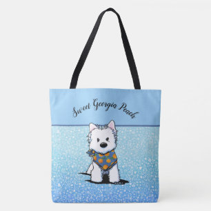 KiniArt Westie Peach Tasche