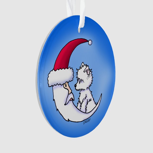 KiniArt Westie Père Noël Moon (devant)