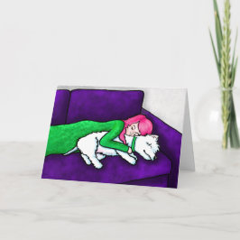 KiniArt Westie Pet Loss Sympathy Card Karte