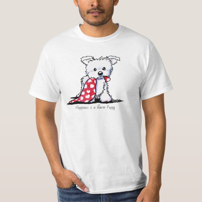 KiniArt Westie Puppy T - Shirt (Vorderseite)