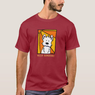 KiniArt Westie Sunshine T - Shirt