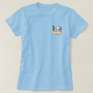 KiniArt Westie-Taschenschutz-T-Shirt T-Shirt