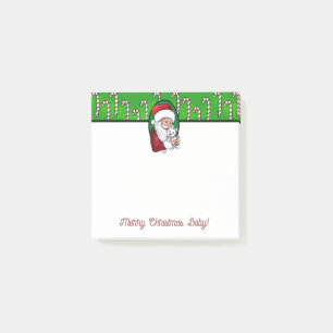KiniArt Westie und Weihnachten Post-it Klebezettel