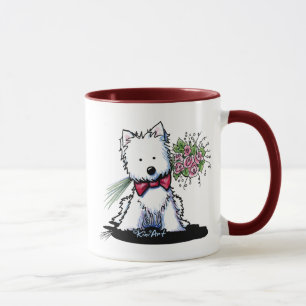 KiniArt Westie Valentins-Tag Tasse