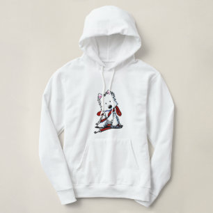 KiniArt Westie Walker Hoodie