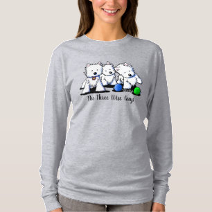 KiniArt Westie Weihnachts-Trio T-Shirt