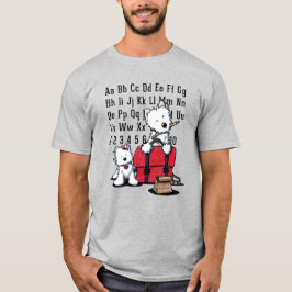 KiniArt Westie zurück zur Schule T-Shirt