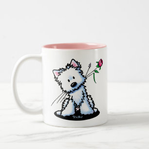 KiniArt Westie Zweifarbige Tasse