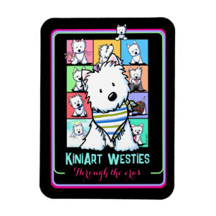 KiniArt Westies-Epochen Magnet