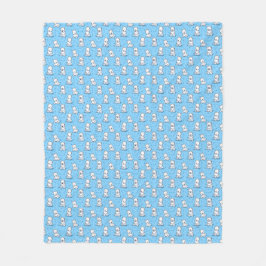 KiniArt Westies Fleecedecke