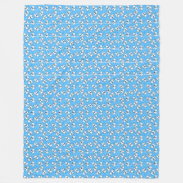 KiniArt White Kittens Fleecedecke