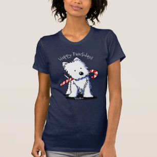KiniArt Zuckerstange Westie  T-Shirt