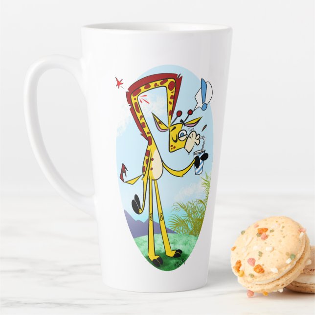KINK IN MEIN DRINK GIRAFFE von Jeff Willis Art Milchtasse (Beispiel)
