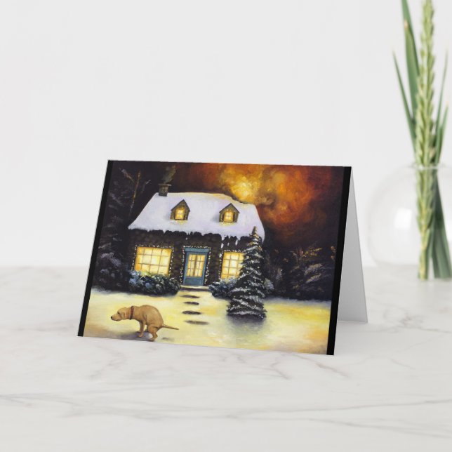 Kinkades schlechtester Albtraum Feiertagskarte (Vorderseite)