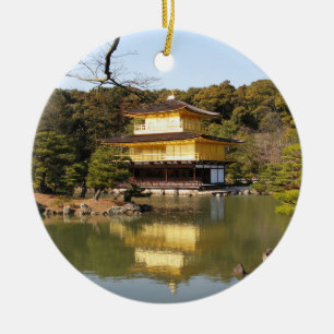 Kinkaku-ji 金 閣 Tempel 寺 Goldenen Pavillon Keramik Ornament
