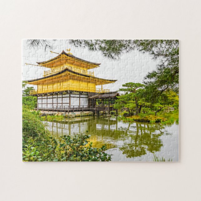 Kinkaku-ji, der goldene Pavillon, Kyoto (Horizontal)
