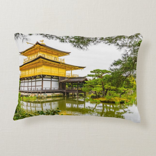 Kinkaku-ji, der goldene Pavillon, Kyoto Dekokissen (Rückseite)