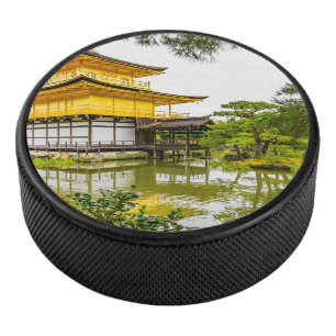 Kinkaku-ji, der goldene Pavillon, Kyoto Eishockey Puck