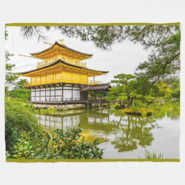 Kinkaku-ji, der goldene Pavillon, Kyoto Fleecedecke
