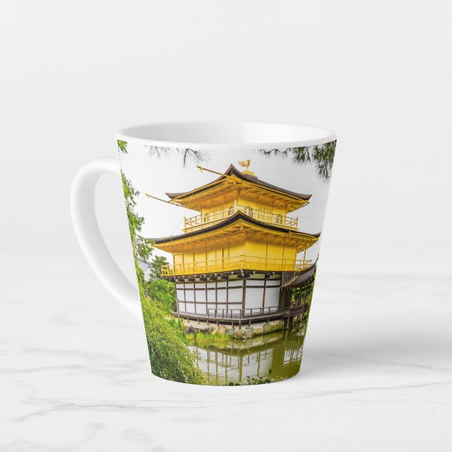 Kinkaku-ji, der goldene Pavillon, Kyoto Milchtasse (Linke Ecke)