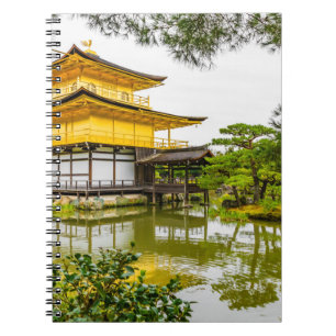 Kinkaku-ji, der goldene Pavillon, Kyoto Notizblock