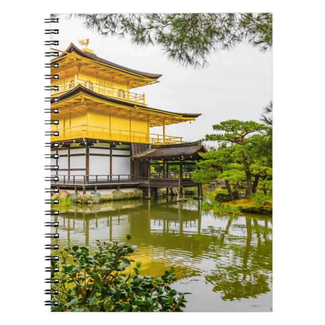Kinkaku-ji, der goldene Pavillon, Kyoto Notizblock (Vorderseite)