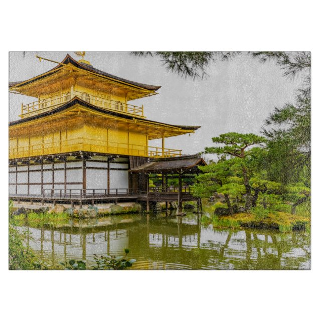 Kinkaku-ji, der goldene Pavillon, Kyoto Schneidebrett (Vorderseite)