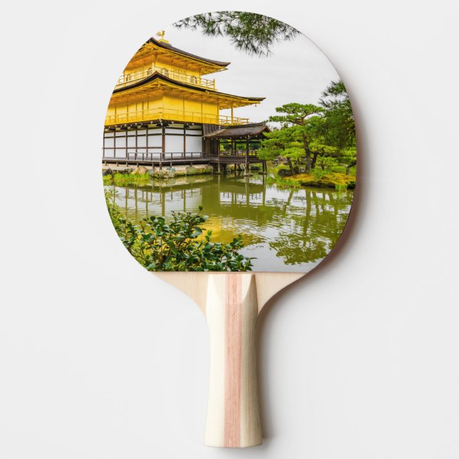 Kinkaku-ji, der goldene Pavillon, Kyoto Tischtennis Schläger (Vorderseite)