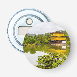 Kinkaku-ji oder Goldener Pavillon und Teich, Kyoto Flaschenöffner