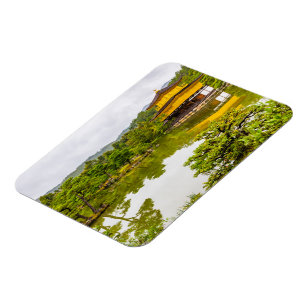 Kinkaku-ji oder Goldener Pavillon und Teich, Kyoto Magnet