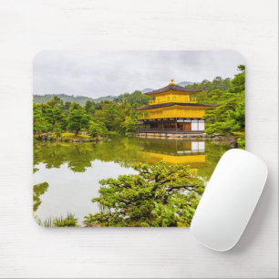 Kinkaku-ji oder Goldener Pavillon und Teich, Kyoto Mousepad