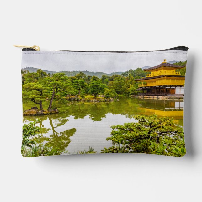 Kinkaku-ji oder Goldener Pavillon und Teich, Kyoto Zubehörtasche (Vorderseite)