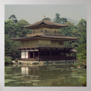 Kinkaku-Tempel, der der Erinnerung gewidmet ist Poster