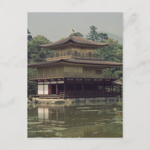 Kinkaku-Tempel, der der Erinnerung gewidmet ist Postkarte