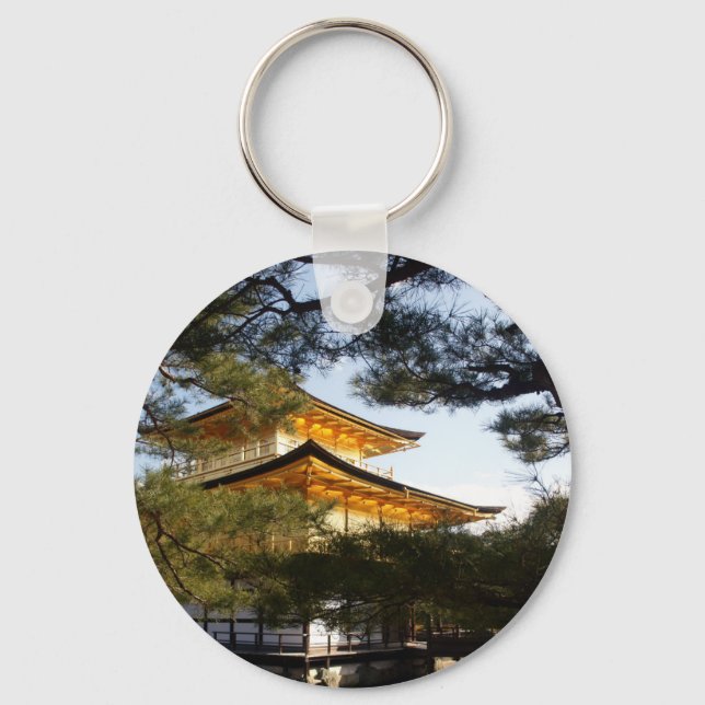 Kinkakuji (Der Goldene Pavillon) Schlüsselanhänger (Vorderseite)