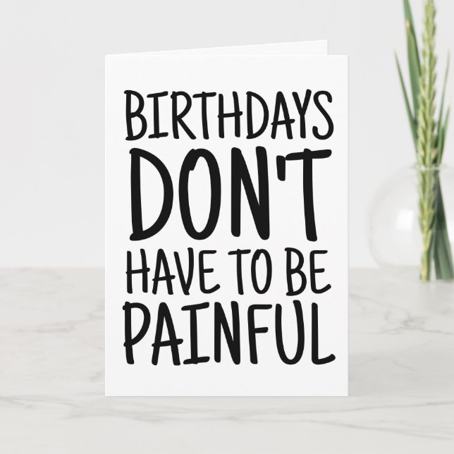 KINKY D/s CARTES D'ANNIVERSAIRE POUR FEMME ELLE (Devant)