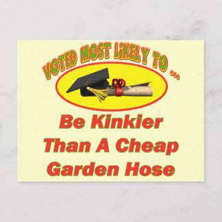Kinky Garden Hose Postkarte