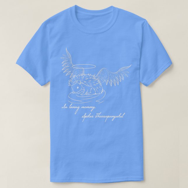 KINNPORSCHE Vegas Igel Memorial White T-Shirt (Design vorne)