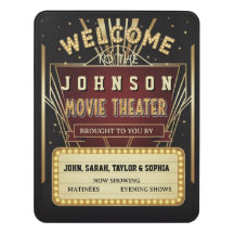 Kino Custom Name Home Cinema Hollywood
