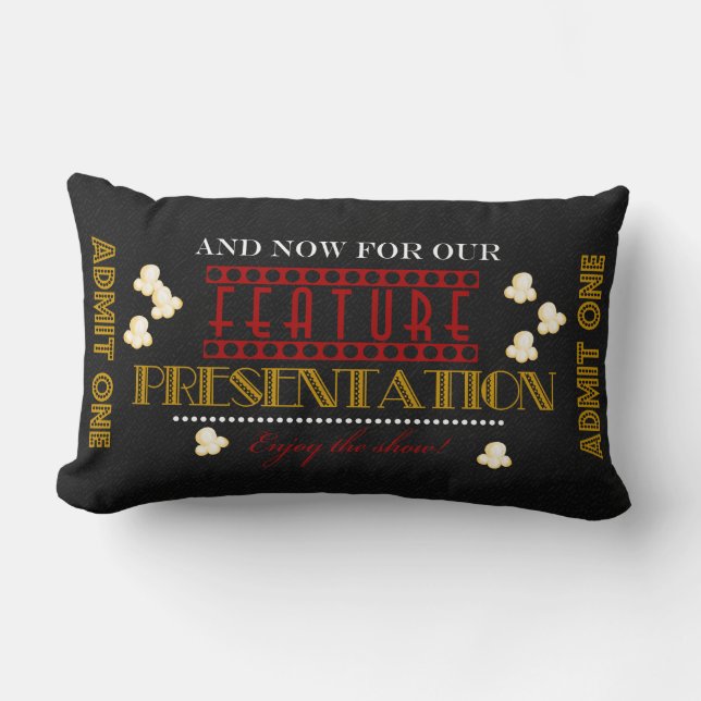 Kino-Eigenschafts-Darstellung popcornPillow Lendenkissen (Vorderseite)